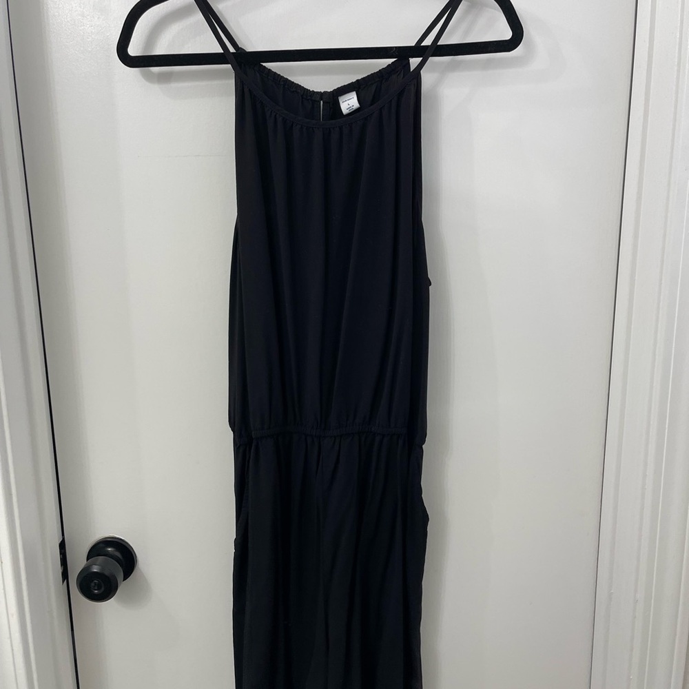 Old Navy Black Sleeveless Romper